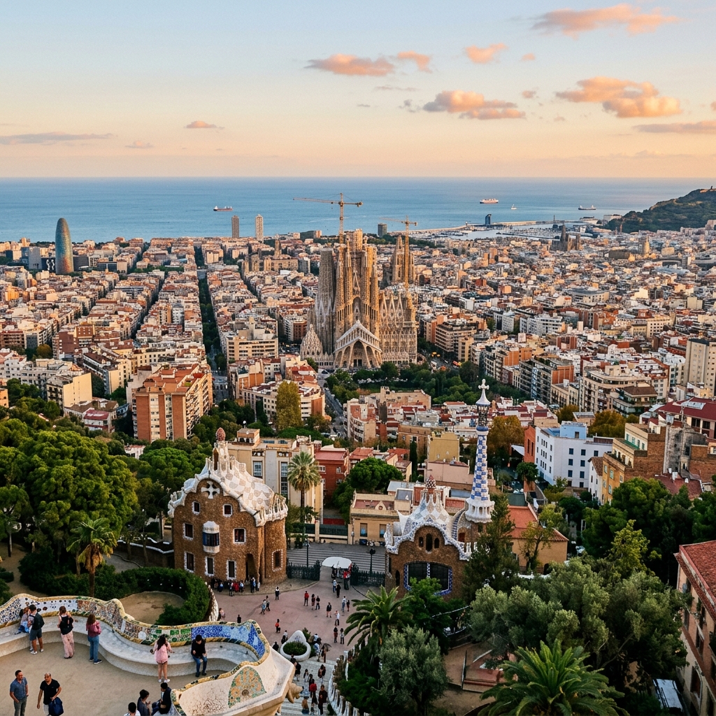 Barcelona skyline