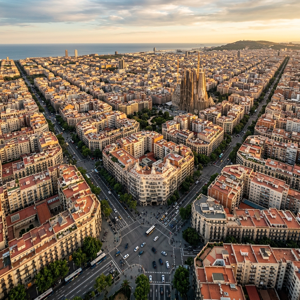 Eixample in Barcelona