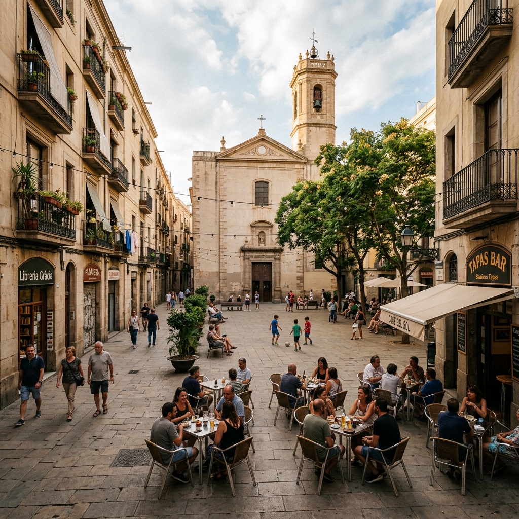 Gràcia in Barcelona