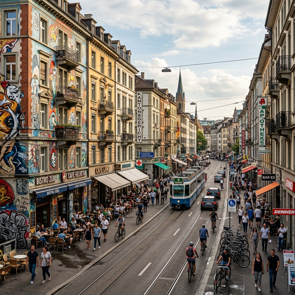 Kreis 4 (Aussersihl) in Zurich